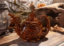 Load image into Gallery viewer, Brown Dragon Teapot