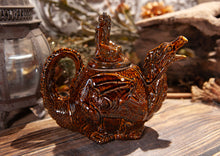 Load image into Gallery viewer, Brown Dragon Teapot