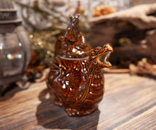 Load image into Gallery viewer, Brown Dragon Teapot