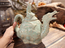 Load image into Gallery viewer, Light Green Dragon Teapot