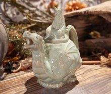 Load image into Gallery viewer, Light Green Dragon Teapot