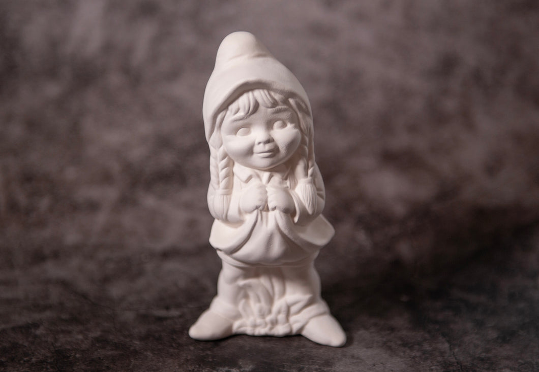 Girl Gnome - Bisque