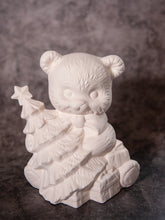 Load image into Gallery viewer, Bear with Xmas Tree and Gifts - Bisque
