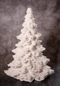 14" Christmas Tree - Bisque