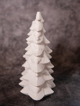 Load image into Gallery viewer, 9&quot; Christmas Trees with ornaments - Bisque
