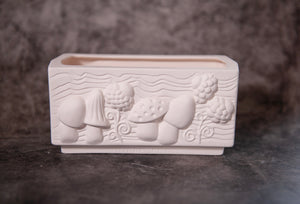 Mushroom box- Bisque