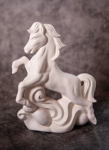 9" Horse- Bisque