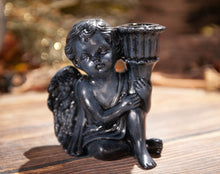 Load image into Gallery viewer, Sitting Cherub Candle Holder
