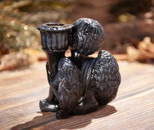 Load image into Gallery viewer, Sitting Cherub Candle Holder
