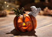 Load image into Gallery viewer, Pumpkin with Ghost
