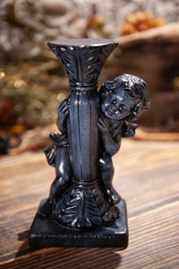 9" Cherub Candle Holder