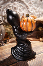 Load image into Gallery viewer, Black Ghost Holding Pumpkin
