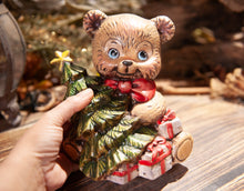 Load image into Gallery viewer, Teddy Bear With Tree

