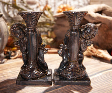 Load image into Gallery viewer, Set of 2 Cherub Candle Holders
