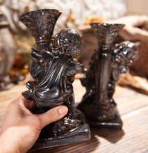 Load image into Gallery viewer, Set of 2 Cherub Candle Holders
