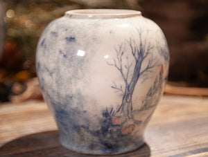 Hand Painted Witch Jar/Vase