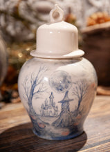 Load image into Gallery viewer, Hand Painted Witch Jar/Vase
