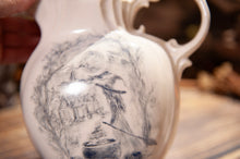 Load image into Gallery viewer, Hand Painted Witch and Haunted House Pitcher
