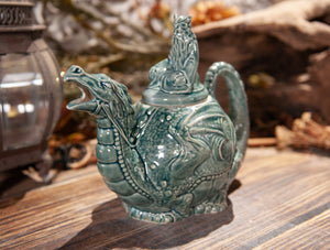 Light Blue Dragon Teapot
