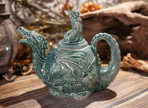 Light Blue Dragon Teapot