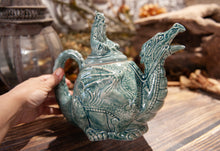 Load image into Gallery viewer, Light Blue Dragon Teapot
