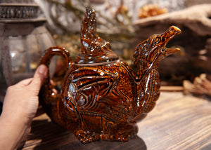 Brown Dragon Teapot