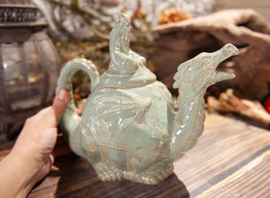 Light Green Dragon Teapot