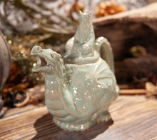 Load image into Gallery viewer, Light Green Dragon Teapot
