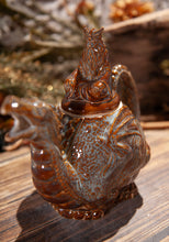 Load image into Gallery viewer, Blue and Brown Dragon Teapot
